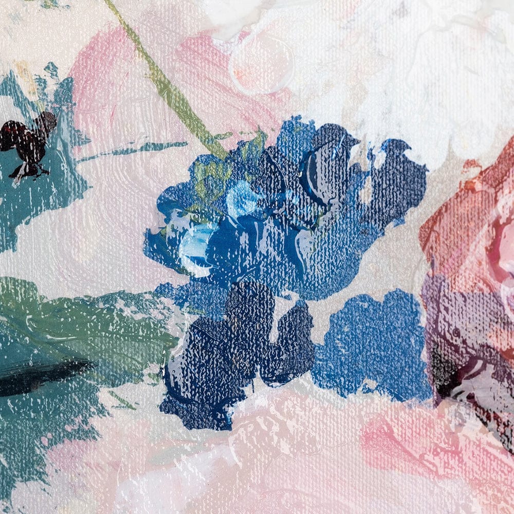 Mercana - Farmhouse Flowers I by Barbara Fleming a Hand Embellished Textured Canvas - 101851-L view 3