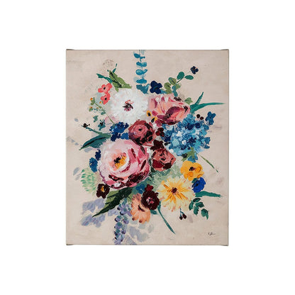 Mercana - Farmhouse Flowers I by Barbara Fleming a Hand Embellished Textured Canvas - 101851-S view 1