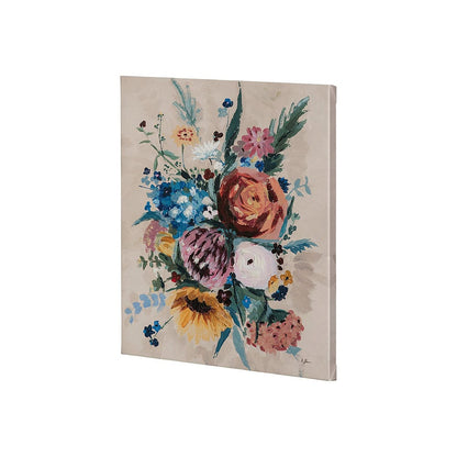 Mercana - Farmhouse Flowers II by Barbara Fleming a Hand Embellished Textured Canvas - 101852-S view 2