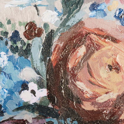 Mercana - Farmhouse Flowers II by Barbara Fleming a Hand Embellished Textured Canvas - 101852-S view 3