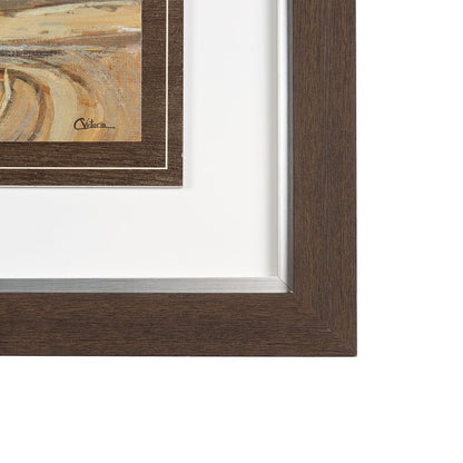 Mercana - Farmland View I by Mercana Studio a Hand Embellished Textured Framed Art Print - 14524 view 3