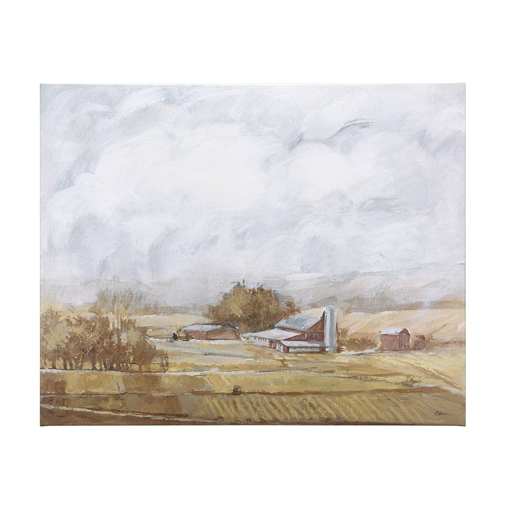 Mercana - Farmland view II by Mercana Studio a Hand Embellished Textured Canvas - 102328-L view 1