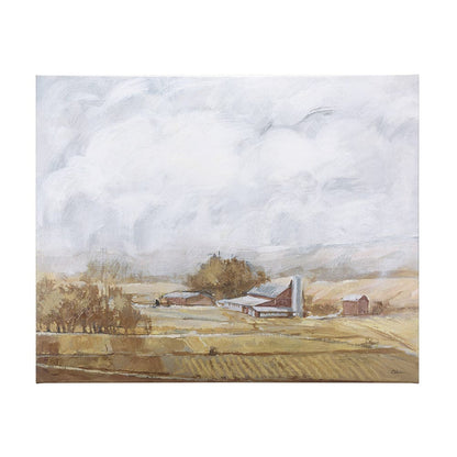 Mercana - Farmland view II by Mercana Studio a Hand Embellished Textured Canvas - 102328-L view 1