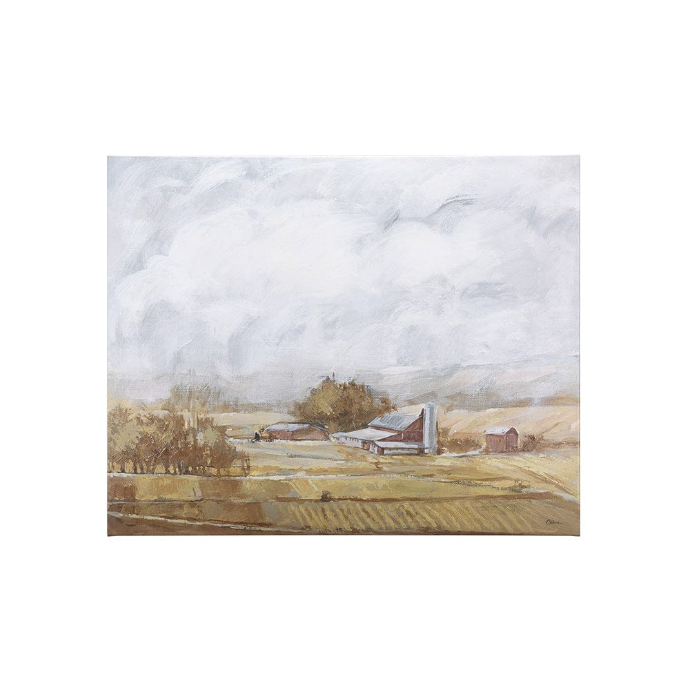 Mercana - Farmland view II by Mercana Studio a Hand Embellished Textured Canvas - 102328-S view 1