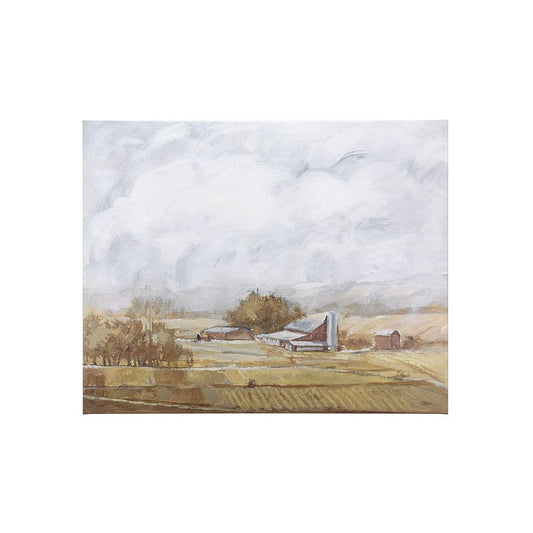 Mercana - Farmland view II by Mercana Studio a Hand Embellished Textured Canvas - 102328-S view 1