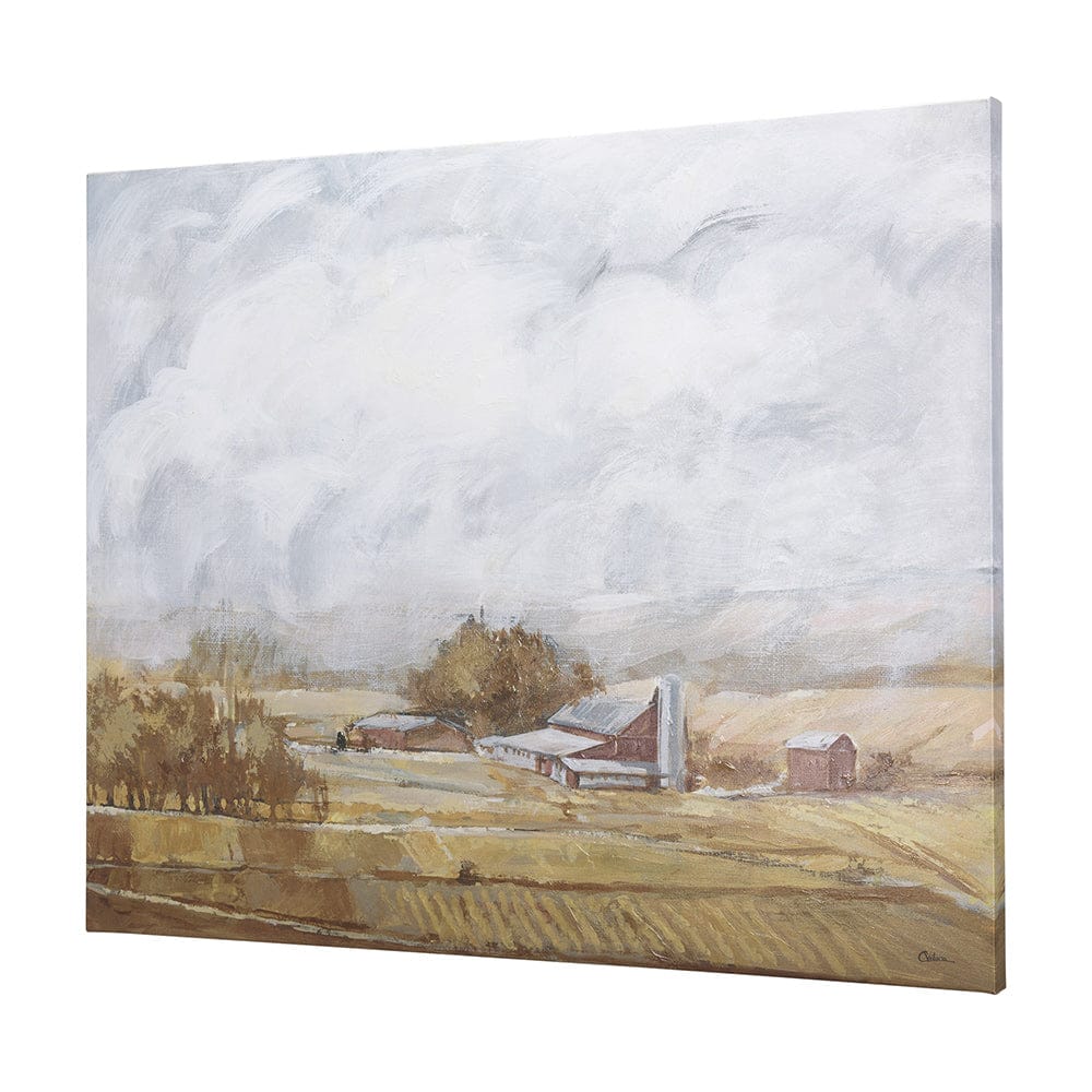Mercana - Farmland view II by Mercana Studio a Hand Embellished Textured Canvas - 102328-S view 2