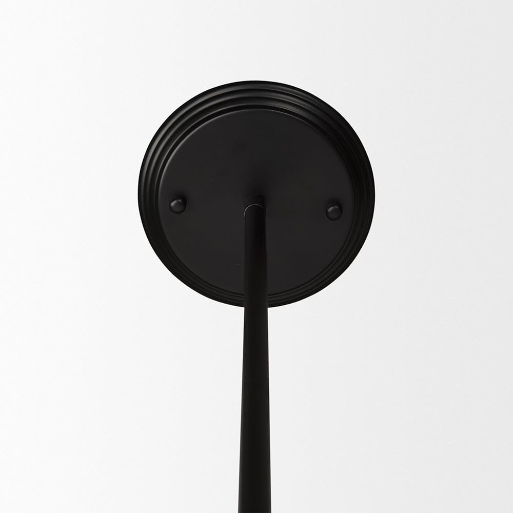 Mercana - Farrah Frosted Glass Globe set in Matte Black Metal Pendant Ceiling Light - 70199_CLOSEOUT view 5