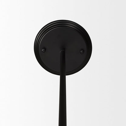 Mercana - Farrah Frosted Glass Globe set in Matte Black Metal Pendant Ceiling Light - 70199_CLOSEOUT view 5