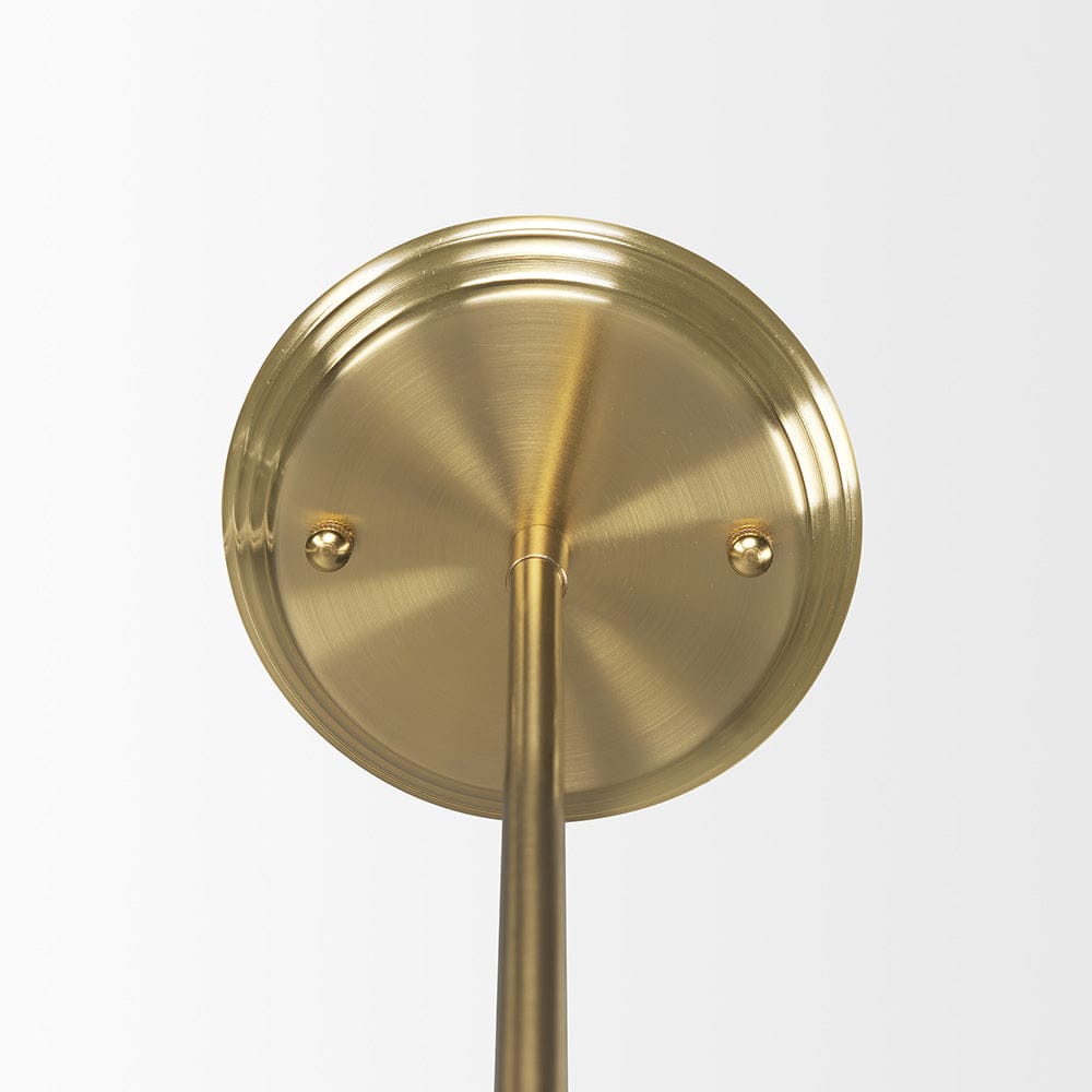 Mercana - Farrah Frosted Glass Globe w/ Gold Metal Pendant Light - 70198_CLOSEOUT view 5