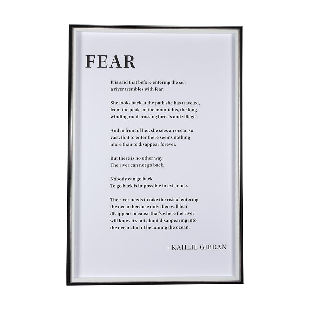 Mercana - Fear by Mercana Studio a Hand Embellished Textured Framed Art Photograph Matted under Glass - 14948 view 1