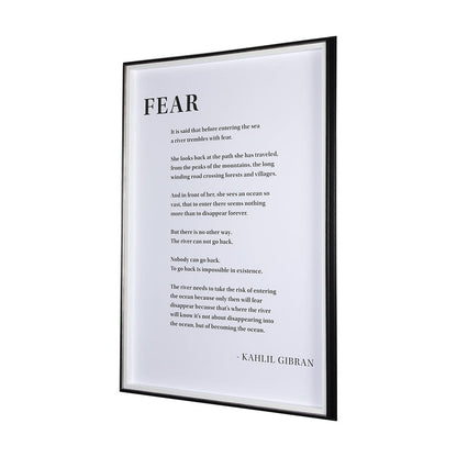 Mercana - Fear by Mercana Studio a Hand Embellished Textured Framed Art Photograph Matted under Glass - 14948 view 2