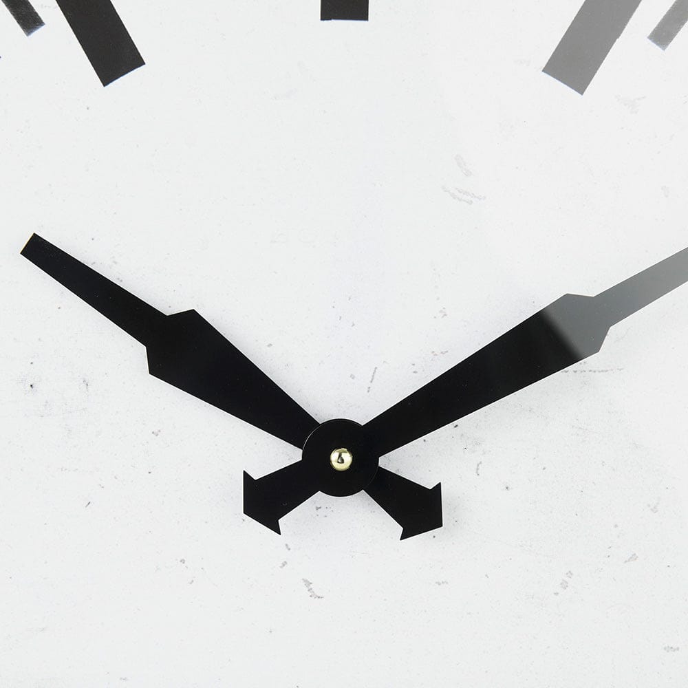 Mercana - Felix Gray Metal Square Table Clock - 68082 view 7