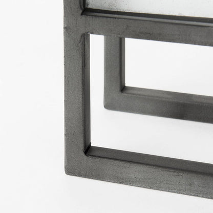 Mercana - Felix Gray Metal Square Table Clock - 68082 view 10