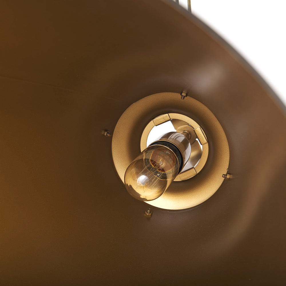 Mercana - Fenton 18.0L x 18.0W x 23.0H Black W/Antiqued Gold Accents Pendant Light - 65465_CLOSEOUT view 7