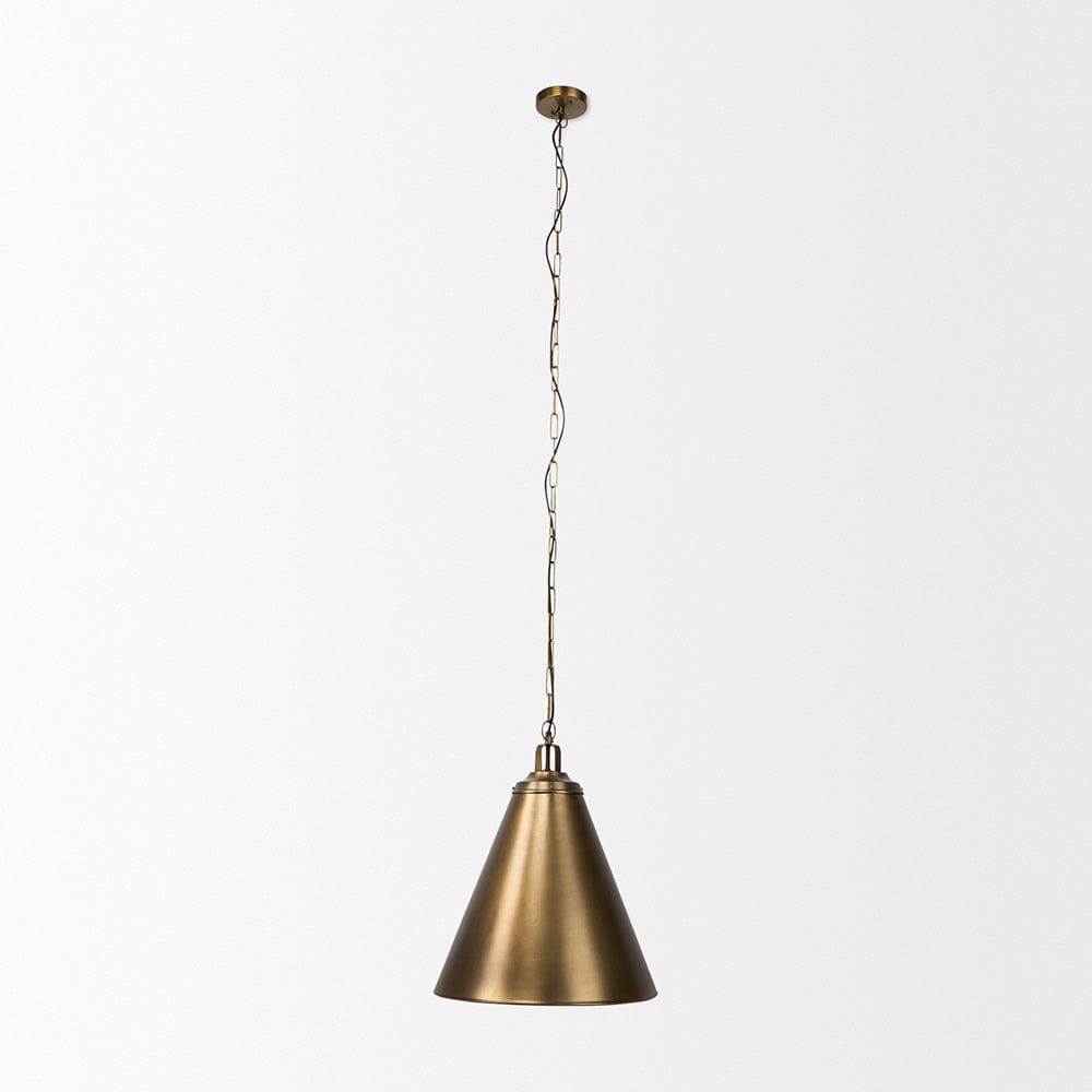 Mercana - Fenton 18.0L x 18.0W x 23.0H Gold W/Gold Accents Pendant Light - 69344_CLOSEOUT view 2