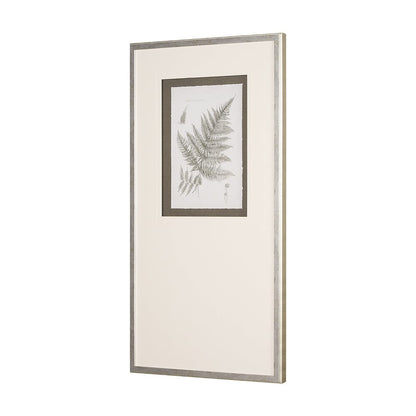 Mercana - Fern Study III by Mercana Studio Hand Embelished Framed Art Print Matted under Glass - 15426 view 2