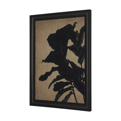 Mercana - Ficus Silhouette I by Mercana Studio a Hand Embellished Framed Art Print Matted under Glass - 15662 view 2
