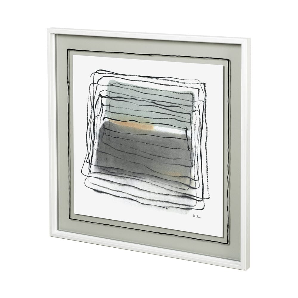 Mercana - Field I by Silvia Krause a Hand Embellished Textured Framed Art Print Matted under Glass - 12675 view 1