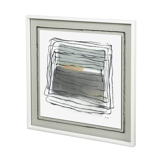 Mercana - Field I by Silvia Krause a Hand Embellished Textured Framed Art Print Matted under Glass - 12675 view 1