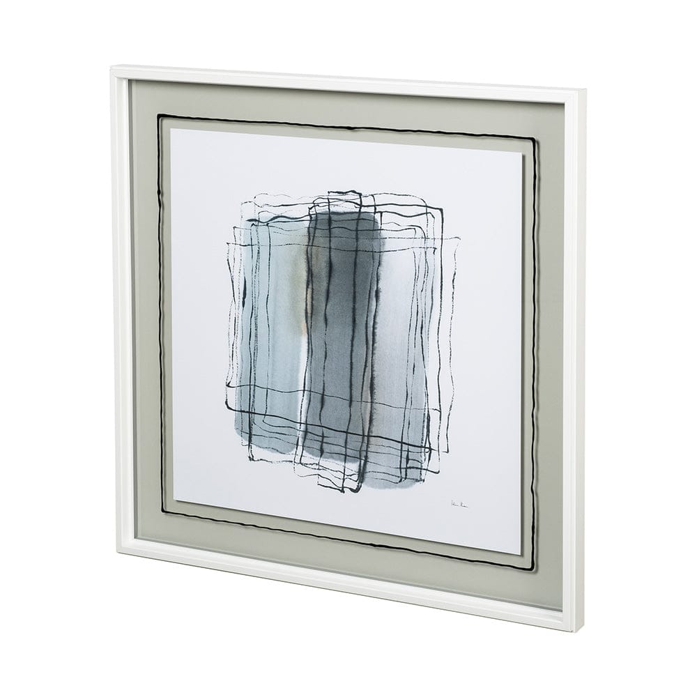 Mercana - Field II by Silvia Krause a Hand Embellished Textured Framed Art Print Matted under Glass - 12676 view 2