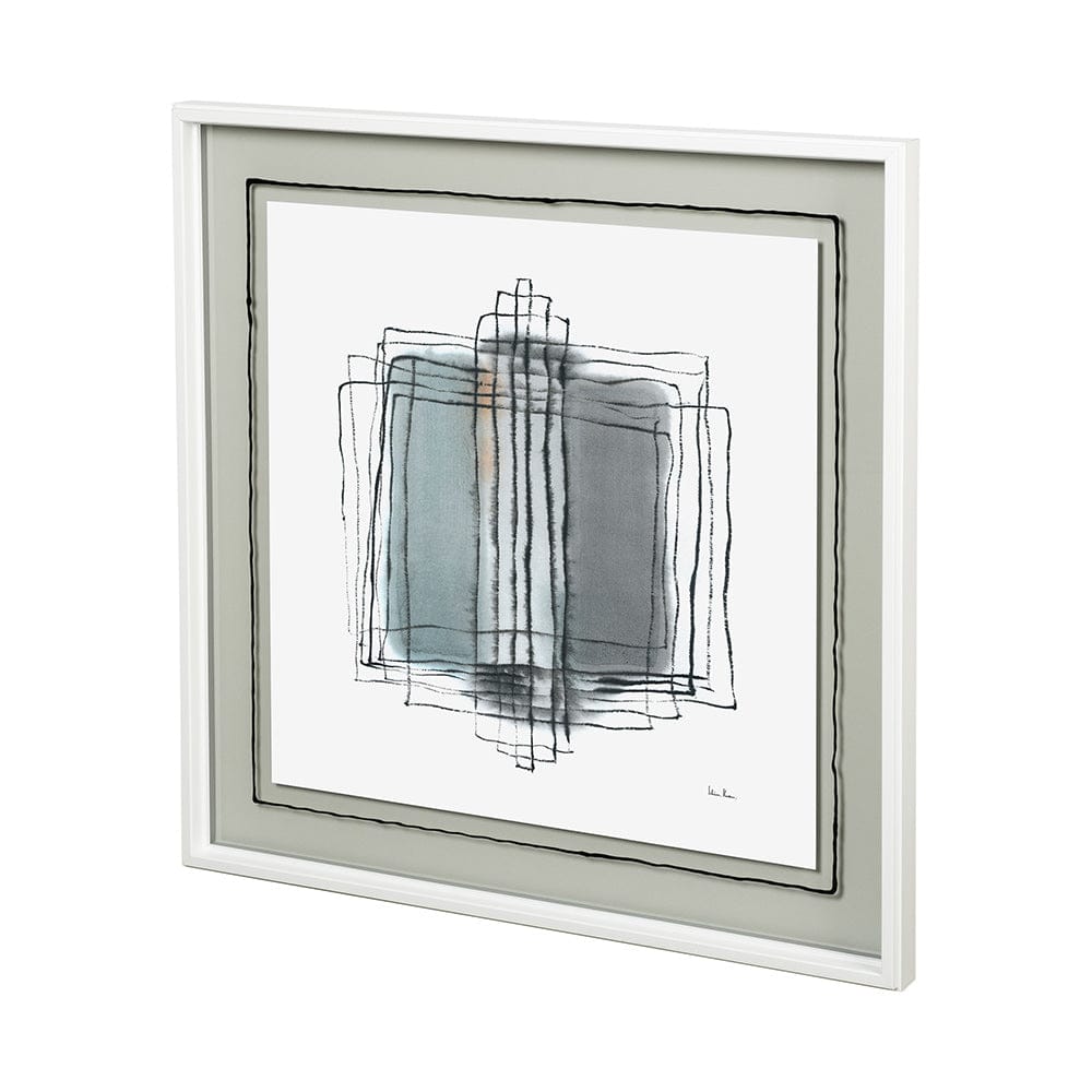 Mercana - Field III by Silvia Krause a Hand Embellished Textured Framed Art Print Matted under Glass - 12677 view 1