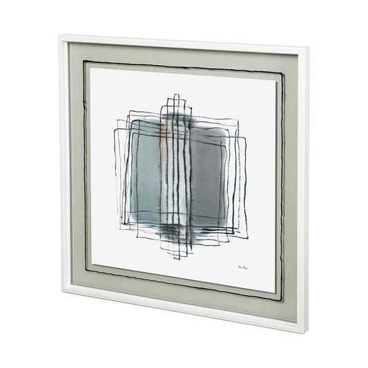 Mercana - Field III by Silvia Krause a Hand Embellished Textured Framed Art Print Matted under Glass - 12677 view 1