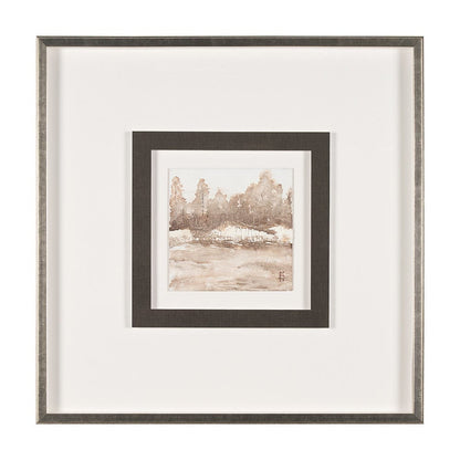 Mercana - Field View by Studio M a handmade Original Framed Artwork under Glass - 15104 view 1
