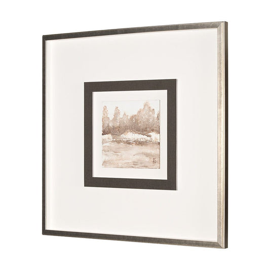 Mercana - Field View by Studio M a handmade Original Framed Artwork under Glass - 15104 view 2