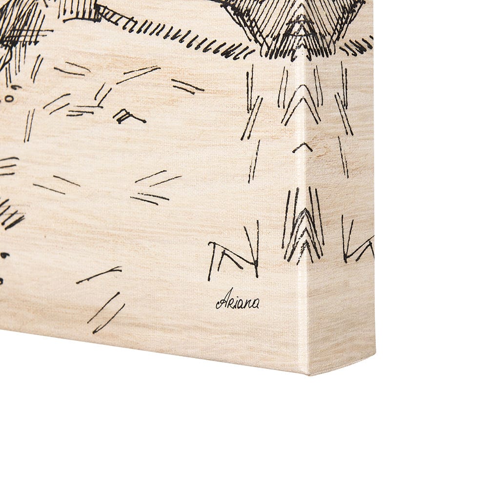 Mercana - Fireside II by Mercana Studio a Hand Embellished Textured Canvas - 102482-S view 5