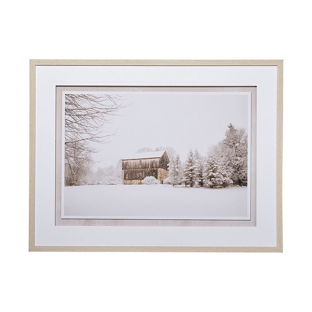 Mercana - First Snow by Aledanda a Framed Art Print Matted under Glass - 13071 view 1
