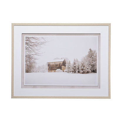 Mercana - First Snow by Aledanda a Framed Art Print Matted under Glass - 13071 view 1
