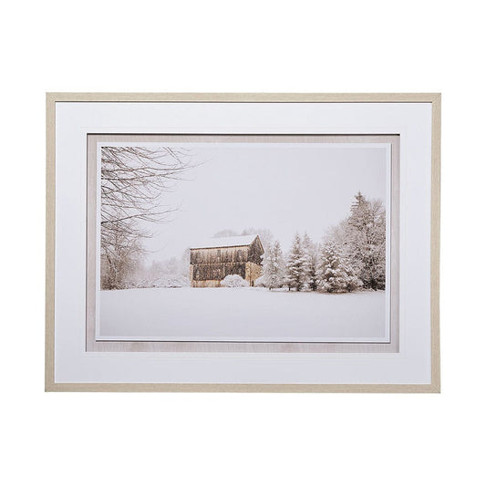 Mercana - First Snow by Aledanda a Framed Art Print Matted under Glass - 13071 view 1