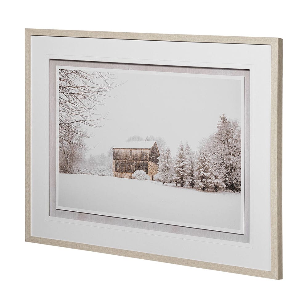 Mercana - First Snow by Aledanda a Framed Art Print Matted under Glass - 13071 view 4