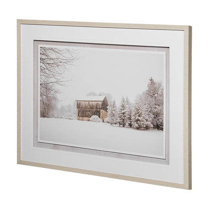 Mercana - First Snow by Aledanda a Framed Art Print Matted under Glass - 13071 view 4