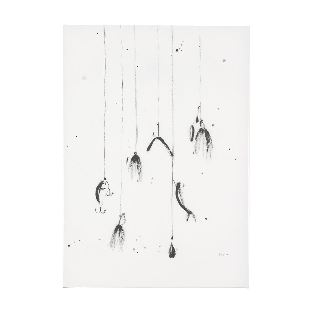 Mercana - Fishing Lure by Mercana Studio a Hand Embellished Textured Canvas - 102418-L view 1