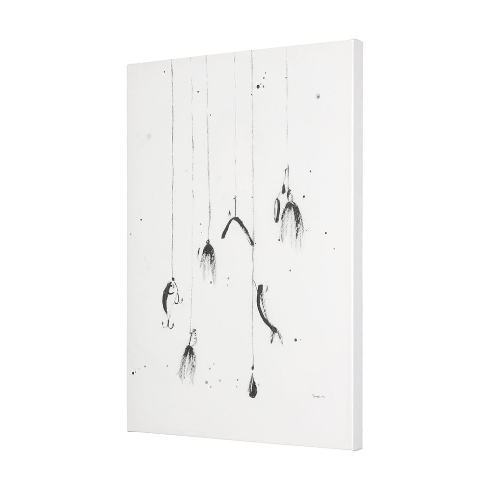 Mercana - Fishing Lure by Mercana Studio a Hand Embellished Textured Canvas - 102418-L view 2
