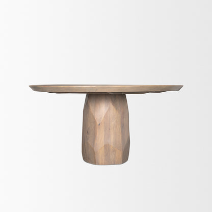 Mercana - Fitzgerald 60" Light Brown Wood Dining Table - 70570-AB view 3