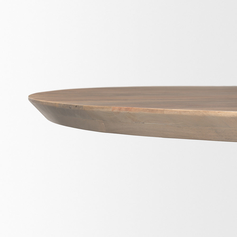 Mercana - Fitzgerald 60" Light Brown Wood Dining Table - 70570-AB view 4