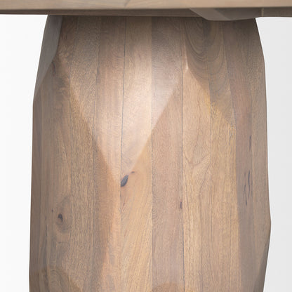 Mercana - Fitzgerald 60" Light Brown Wood Dining Table - 70570-AB view 5