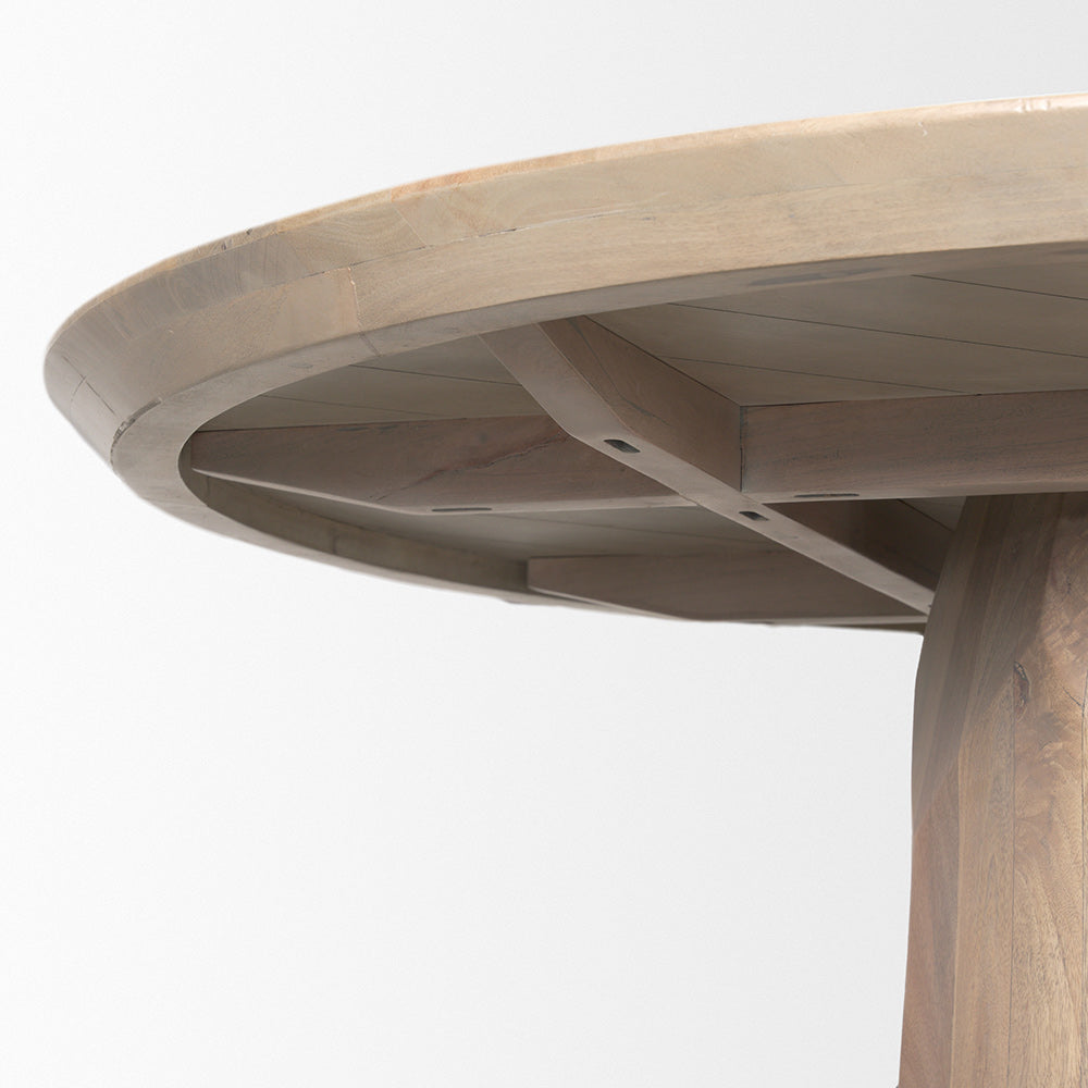 Mercana - Fitzgerald 60" Light Brown Wood Dining Table - 70570-AB view 6