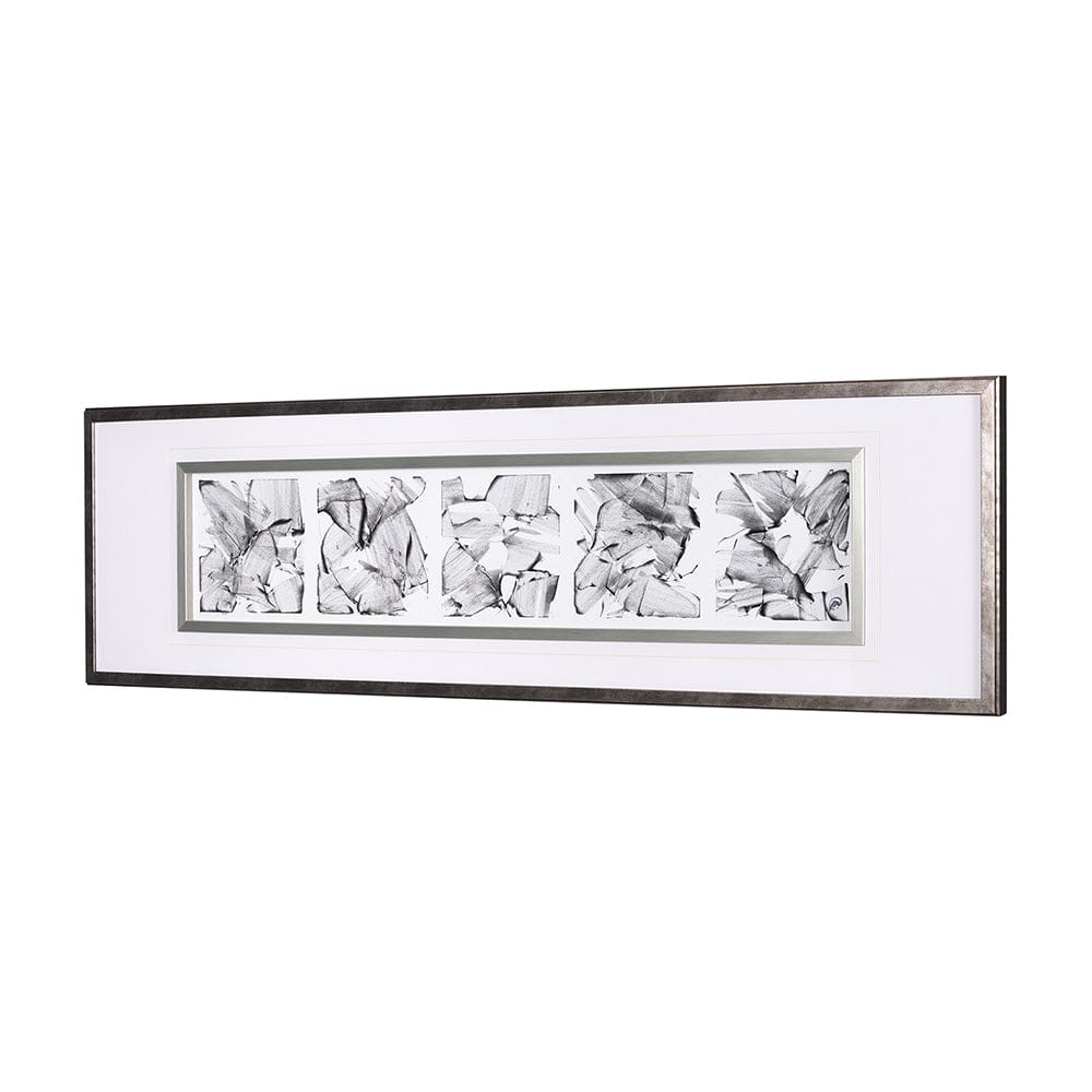 Mercana - Five Square by Studio M a handmade Original Framed Artwork under Glass - 15037 view 2