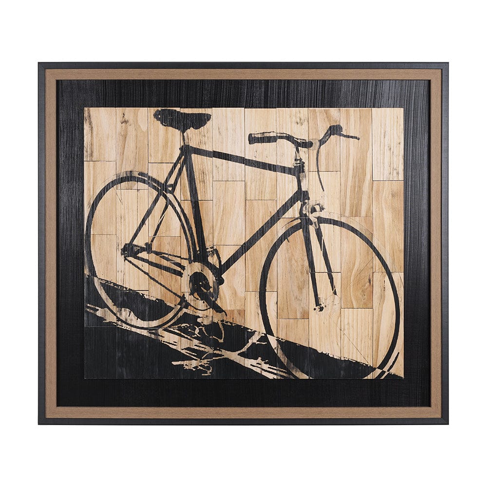 Mercana - Fixed Gear 2 by Paperplate Inc a Hand Embelished Textured Framed Art Print - 9477 view 1