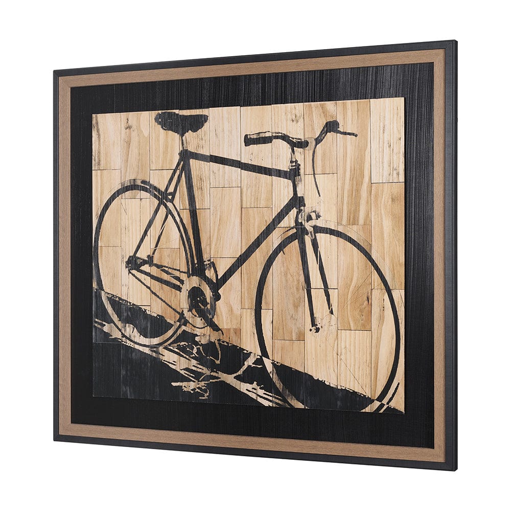 Mercana - Fixed Gear 2 by Paperplate Inc a Hand Embelished Textured Framed Art Print - 9477 view 5