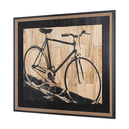 Mercana - Fixed Gear 2 by Paperplate Inc a Hand Embelished Textured Framed Art Print - 9477 view 5