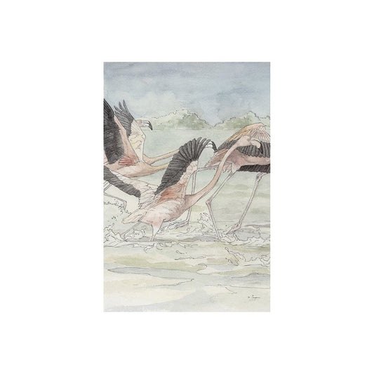 Mercana - Flamingo I by Mercana Studio a Hand Embellished Textured Canvas - 101489-S view 1