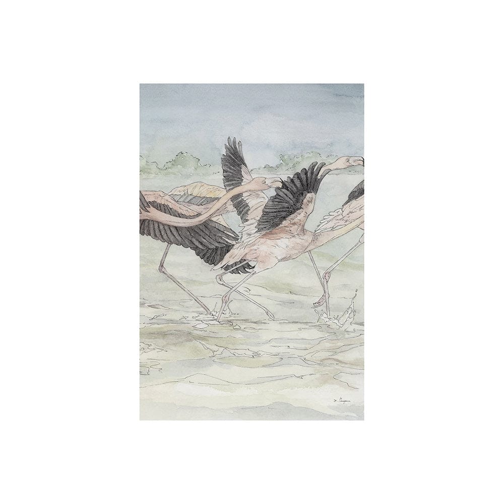 Mercana - Flamingo II by Mercana Studio a Hand Embellished Textured Canvas - 101490-S view 1