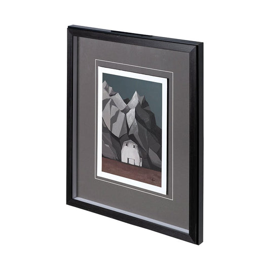 Mercana - Flatten Barn II by Mercana Studio a Hand Embellished Textured Framed Art Print Matted under Glass - 12769 view 1