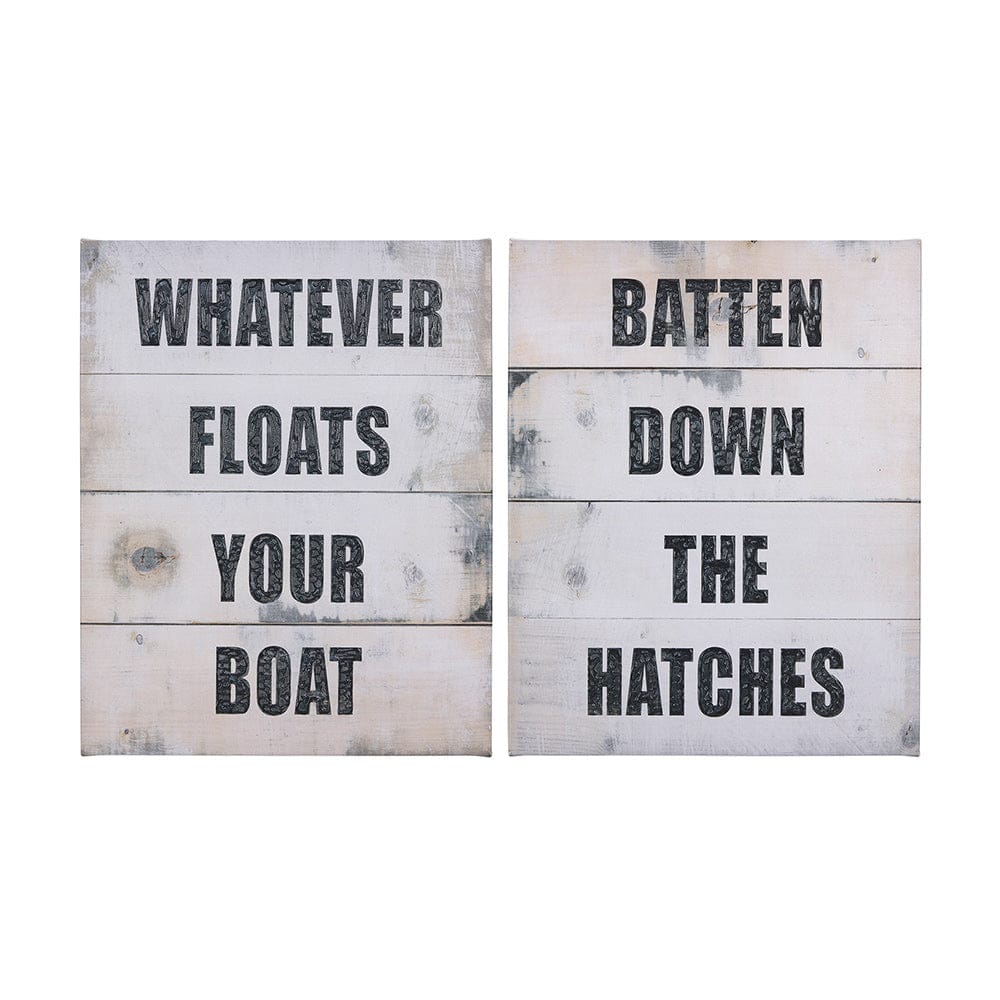 Mercana - Float Your Boat by Mercana Studio a Hand Embellished Textured Canvas - 102182-L view 9