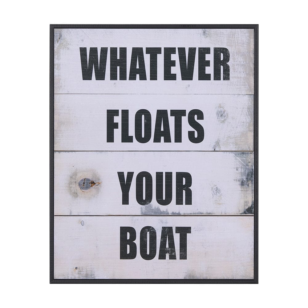 Mercana - Float Your Boat by Mercana Studio a Hand Embellished Textured Framed Art Print - 14225 view 1