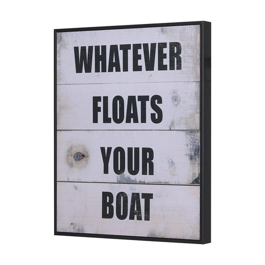 Mercana - Float Your Boat by Mercana Studio a Hand Embellished Textured Framed Art Print - 14225 view 2